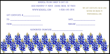 GIFT CERTIFICATE, BLUEBONNET